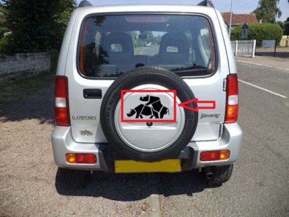 sticker for suzuki jimny 4x4 samurai road frond fender or sticker for suzuki jimny 4x4 samurai road frond fender or