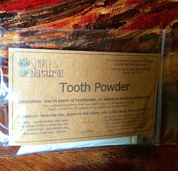 Items similar to Kid Flavors! Tooth Powder organic, made to help