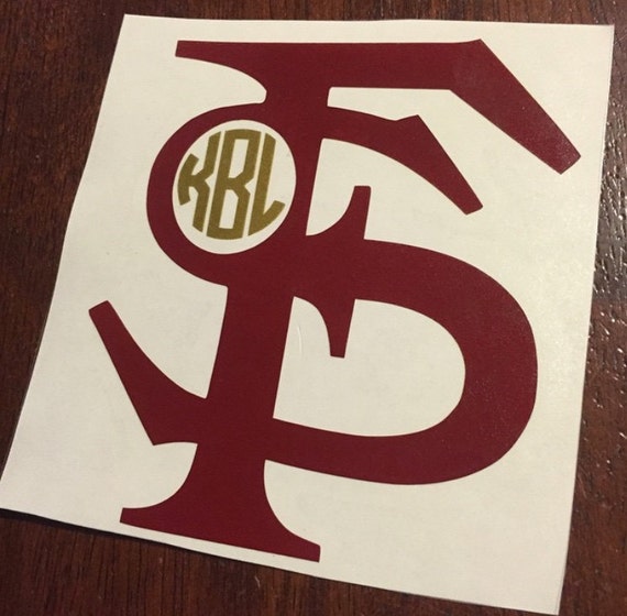 FSU Monogram by aNnMonograms on Etsy