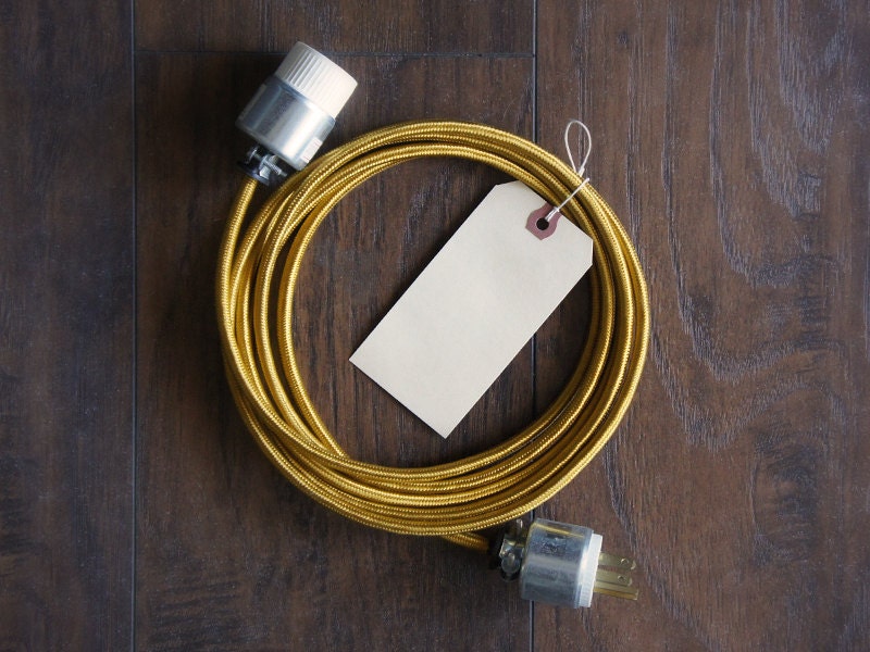 Cloth Covered Industrial Extension Cord with by masonandcraft
