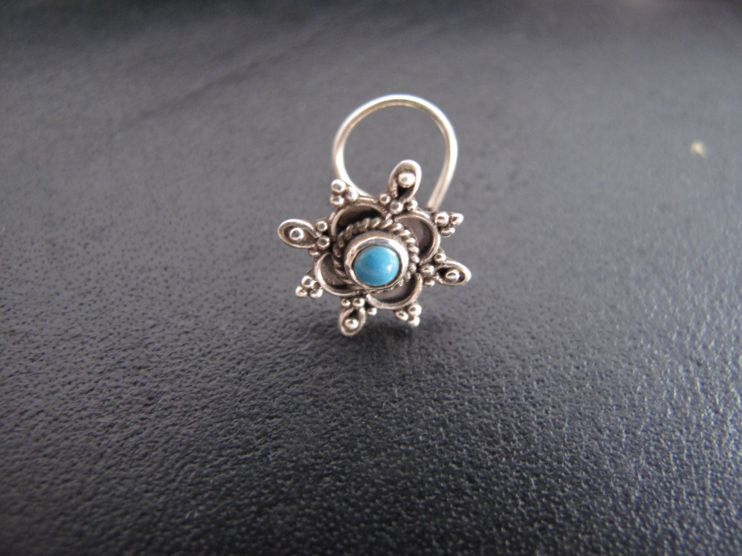 Turquoise Nose Ringnose Ringsilver Nose Ringindian Nose within Awesome silver nose studs you must have