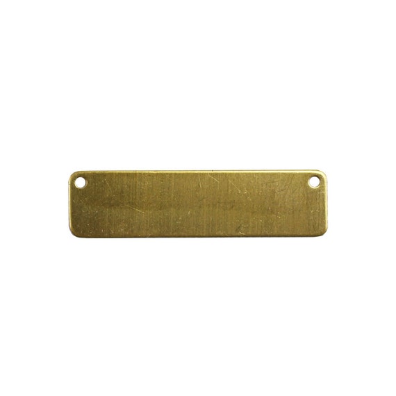 Nameplate Brass Stamping Blanks Charm / Pendant / Tag Pkg