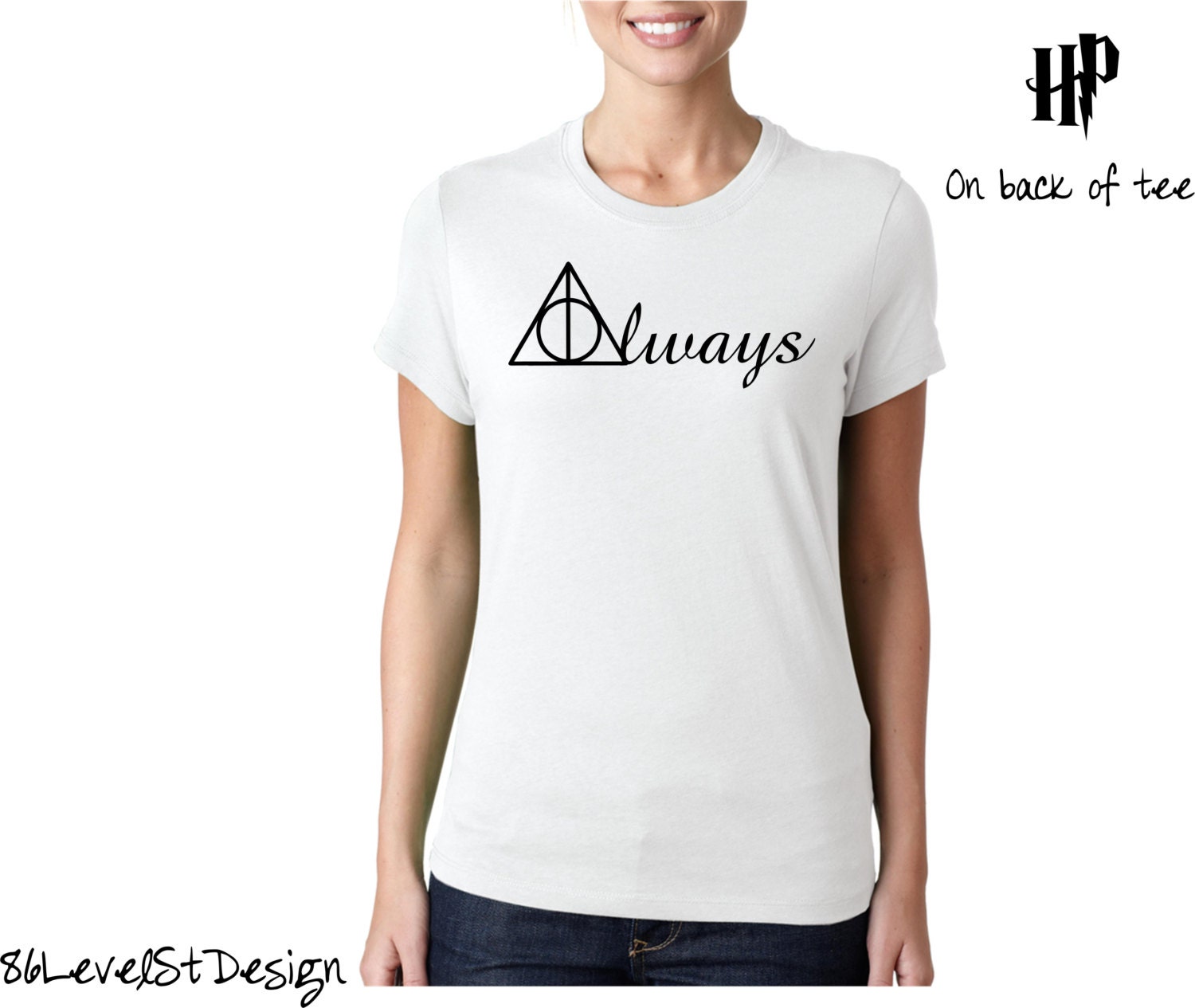 Harry Potter Always Deathly Hallows Shirt by 86LevelStDesign
