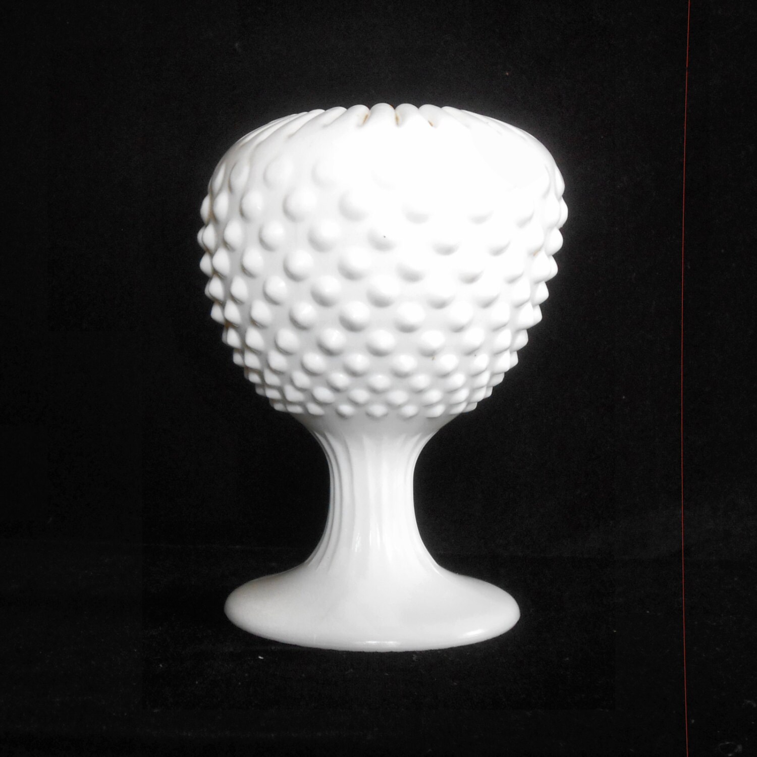 Fenton moonstone hobnail