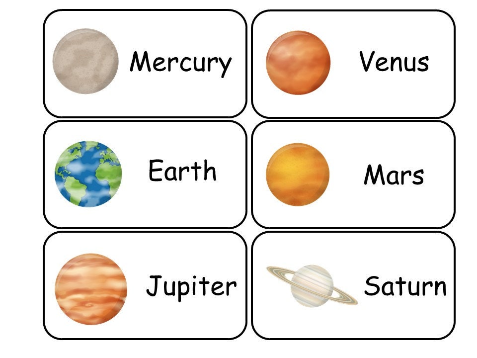 Download And Print Your Own Solar System Flash By Teachatdaycare