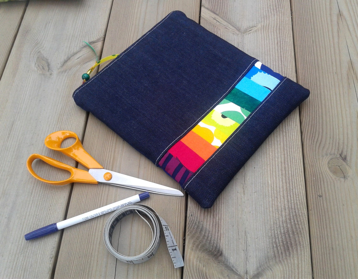 Knitting / Sewing Organizer Bag made from Marimekko fabric