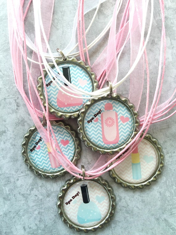 5Pc Spa Day Birthday Party Favors/Spa Party/Girl by TwistyTurtle