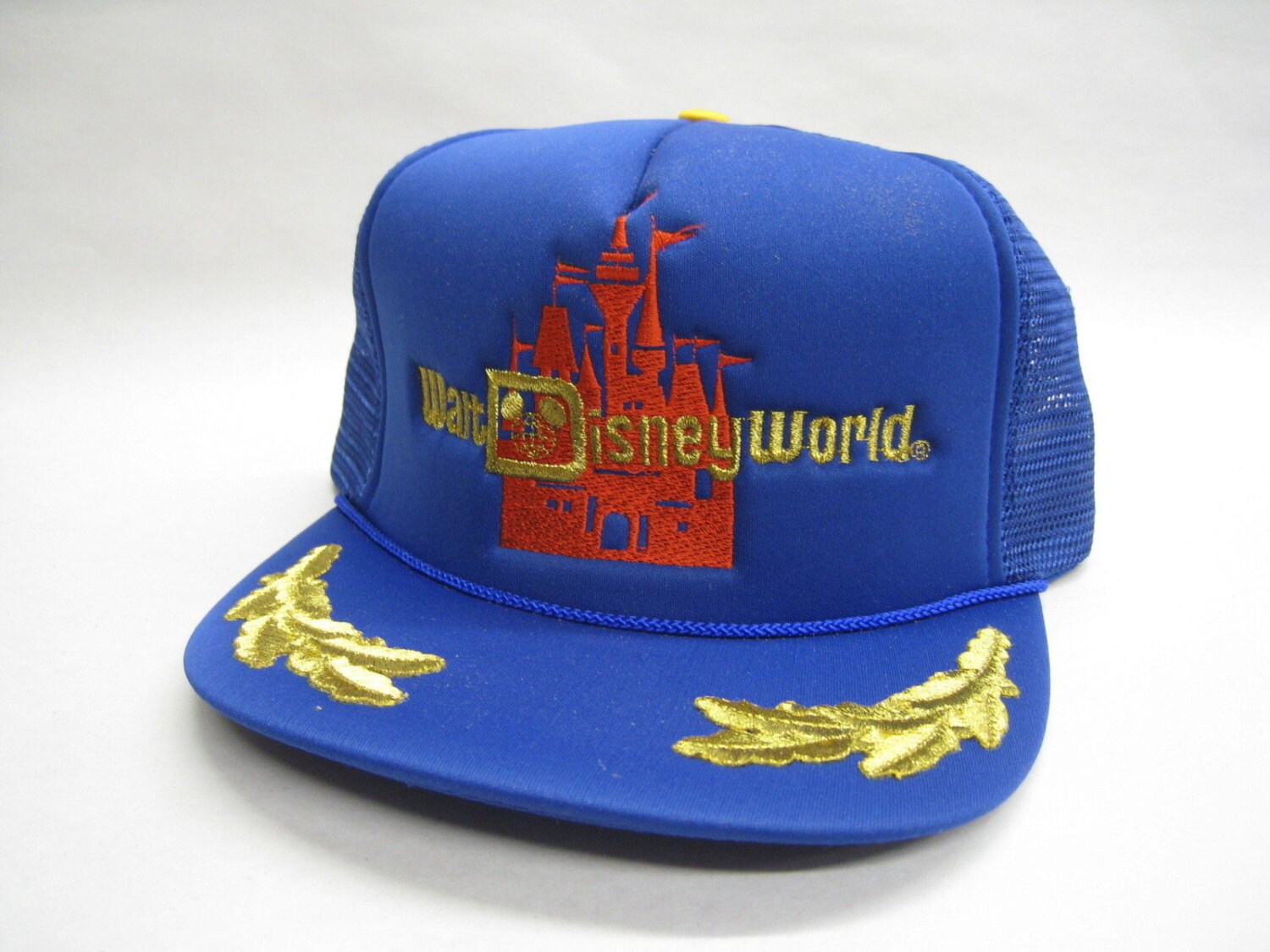 Walt Disney World Hat 1982 Vintage Mesh Trucker Snapback