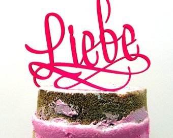 Cake topper - Liebe - Wedding