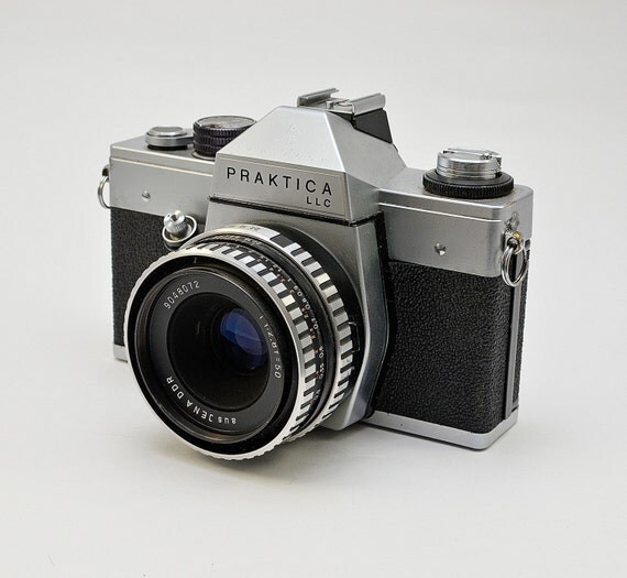 Pentacon Praktica LLC 35mm Film Vintage SLR Camera with by vtgwoo