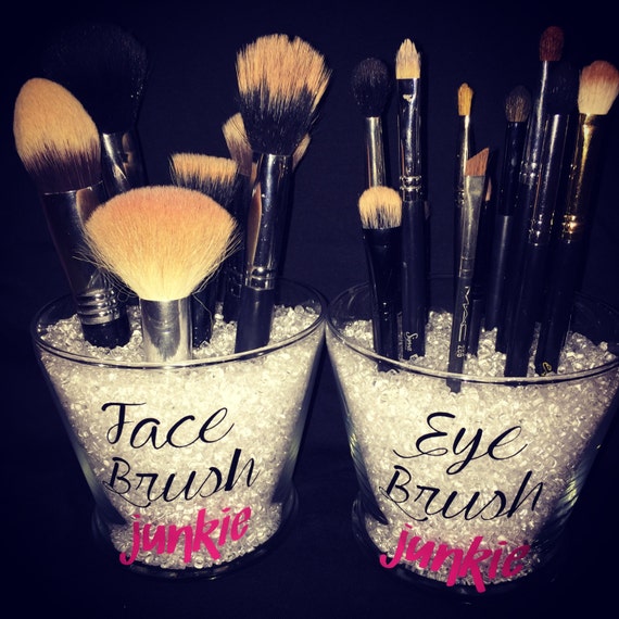 Custom made makeup brushes