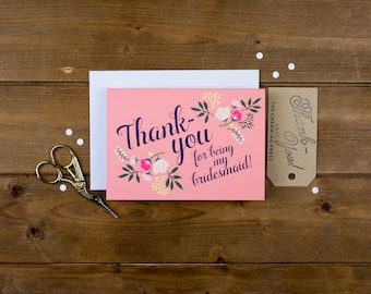 Bridesmaid Thank-you Card