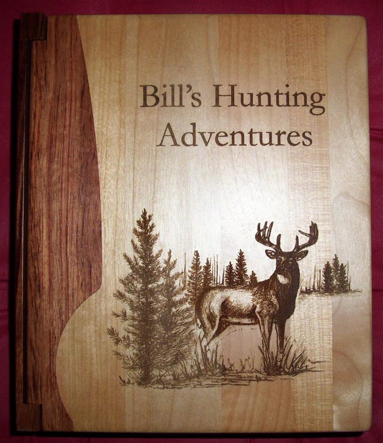 Hunting Gift Photo Album Wood Photo Album by SpringbrookEngraving