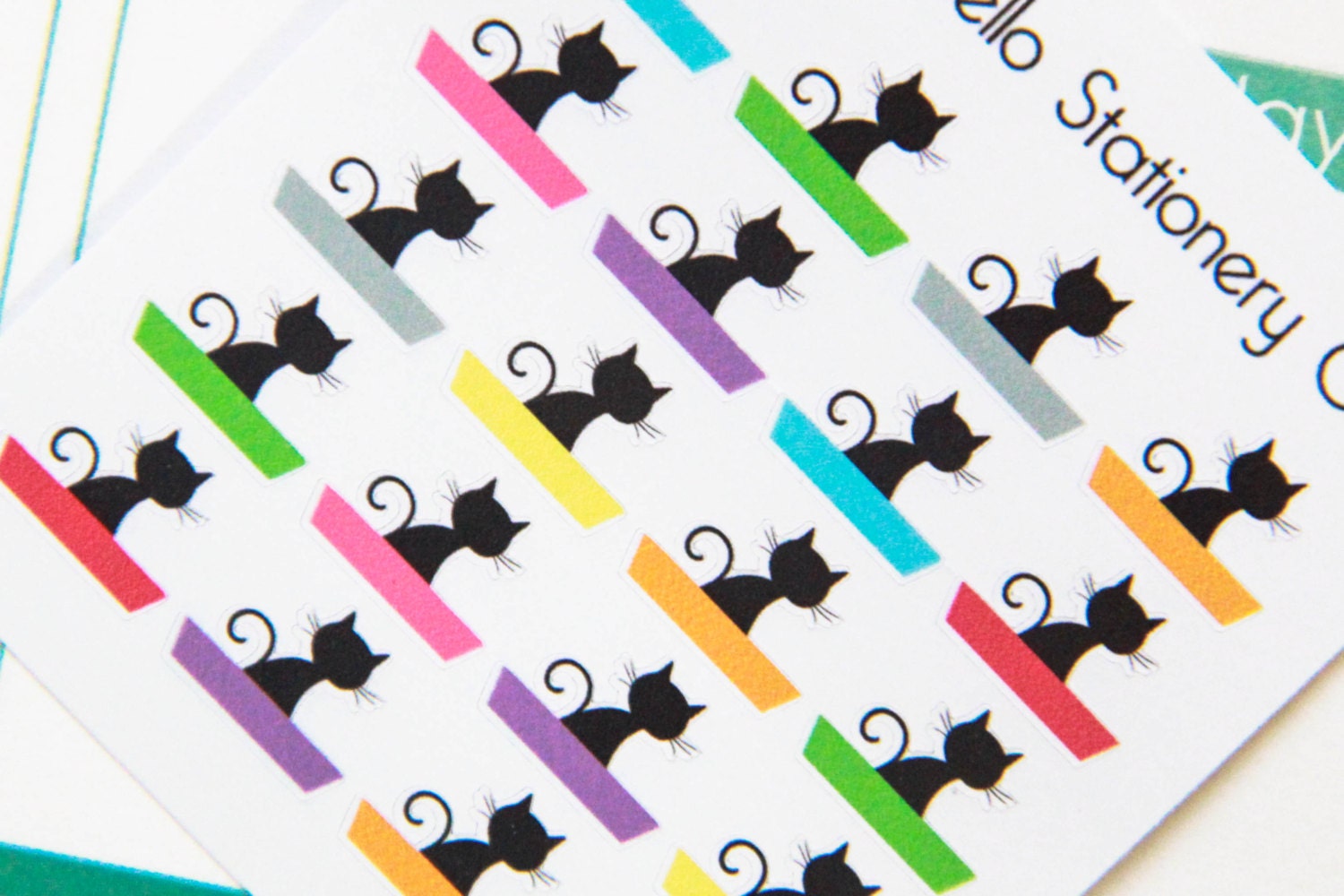 20 Litter Box Cleaning Reminder Stickers by OhHelloStationeryCo