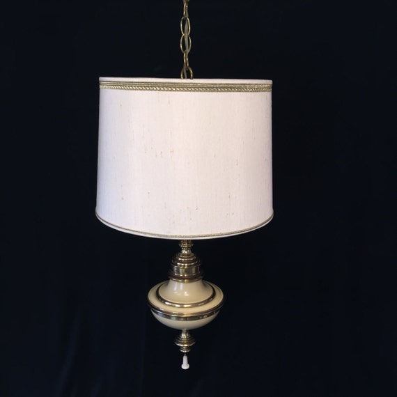 Vintage Stiffel Hanging Torchiere Lamp Hollywood by MyMidMod
