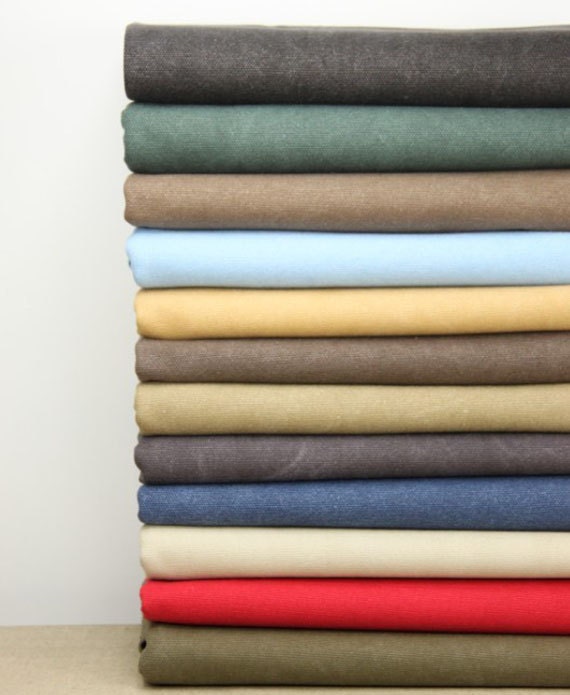 20oz Heavy weight canvas Solid cotton canvas fabric for by zoooop