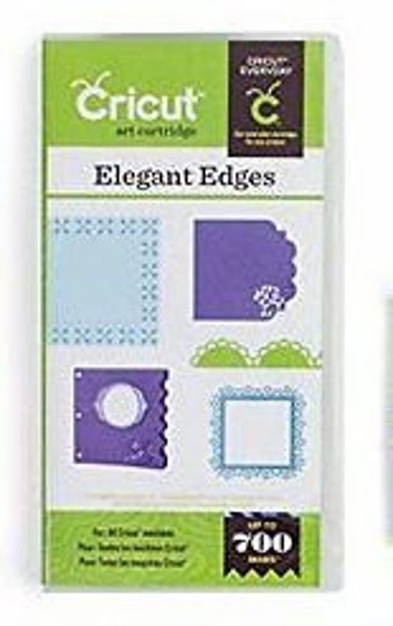 Cricut Cartridge ELEGANT EDGES Factory Sealed by KatiesCraftroom
