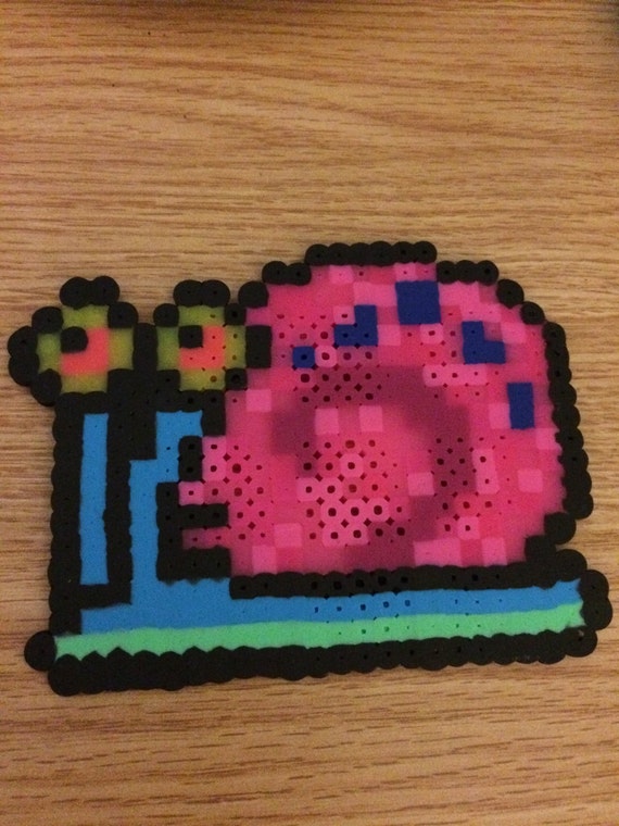 Items similar to Gary, spongebob, perler beads on Etsy