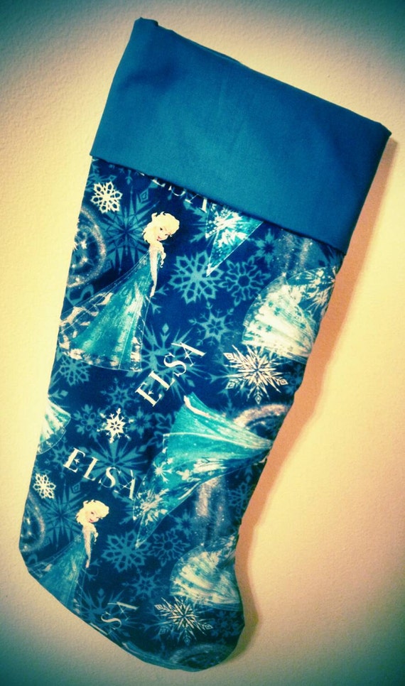 Items similar to Disney's Frozen Elsa Christmas Stockings on Etsy