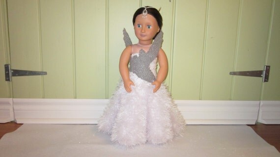 Katniss Everdeen Wedding Gown for American Girl Doll