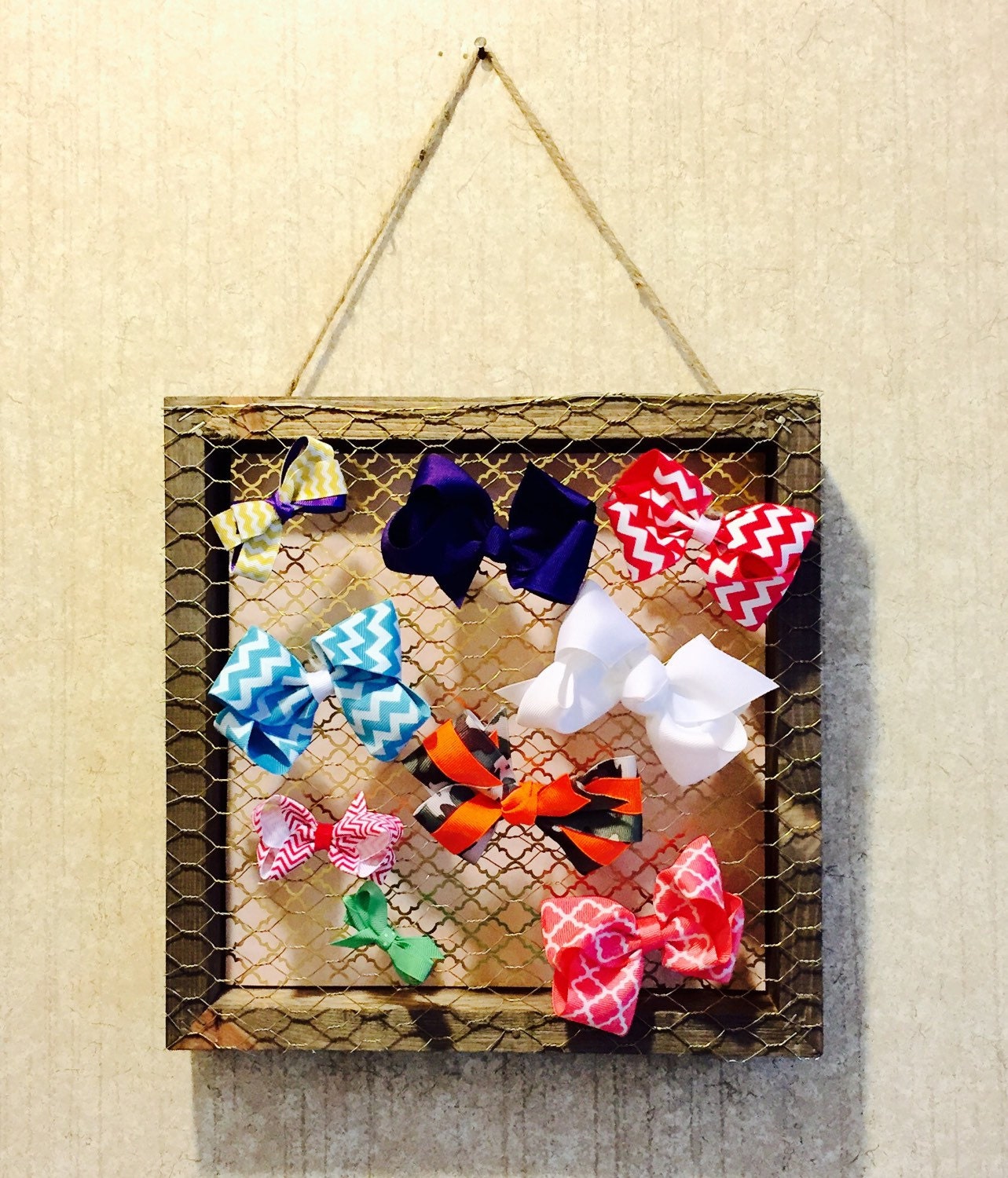 Little girl bow holder by CypressCountry on Etsy