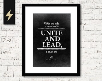 Leadership quote poster. Political poster. Boss gift. Leadership gift. Motivational wall art. Inspirational print. Quote print wall decor