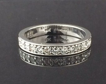 0.50ctw Diamond Wedding Band In 14k white gold