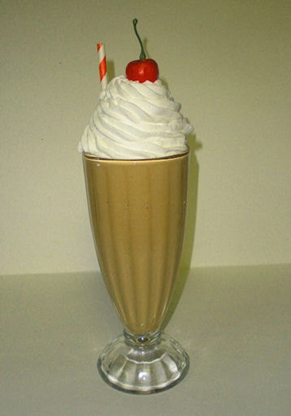 Fake Food car hop diner drivein style chocolate shake