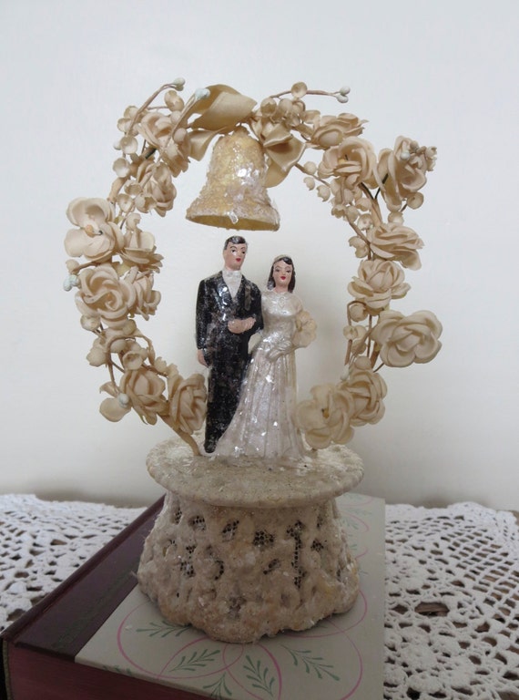 Chalkware Wedding Cake Topper Chalkware Wedding Cake Topper