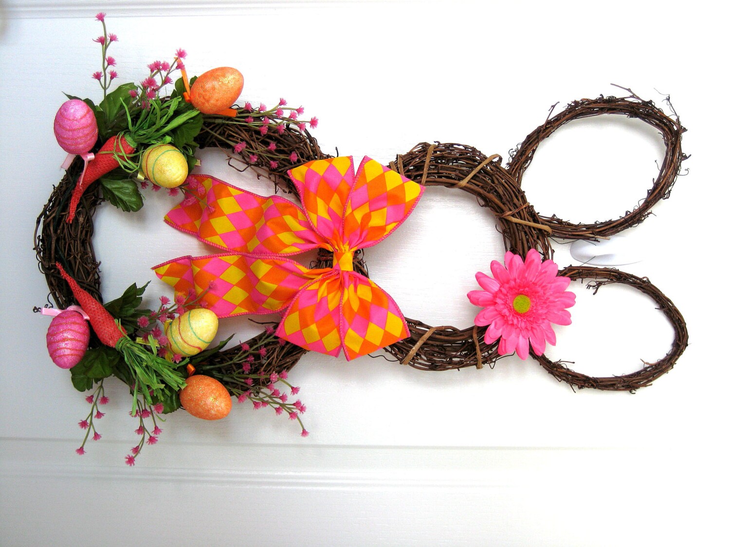 carrot easter bunny wreath grapevine bunny by carrot easter bunny wreath grapevine bunny by