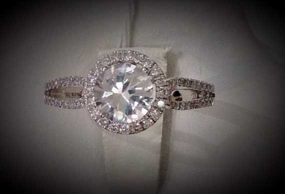 2 carat white sapphire ring 2 carat white sapphire ring