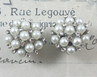 Plugs Gauges - Crystal and Pearl Wedding Plugs - 0ga (8mm), 00ga (10mm), 7/16" (11mm), 1/2" (12mm), 9/16" (14mm)