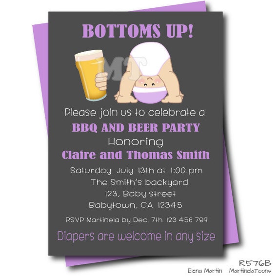 couple baby shower invitation