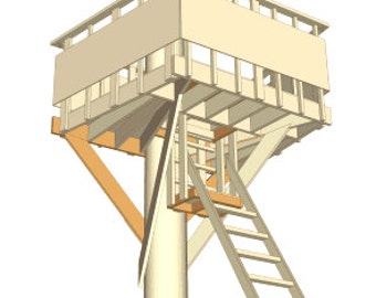 Diy free standing tree house Diy free standing tree house