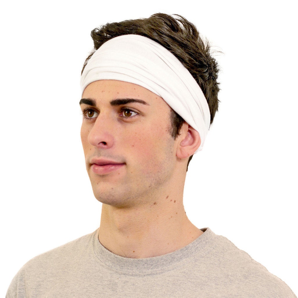 ENSO Classic White Headband for Men. Top Rated Men's