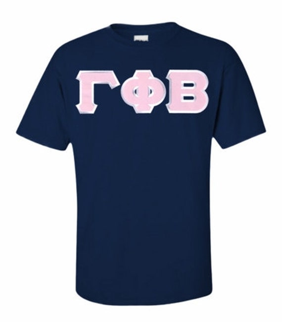 Gamma Phi Beta Lettered T-shirts