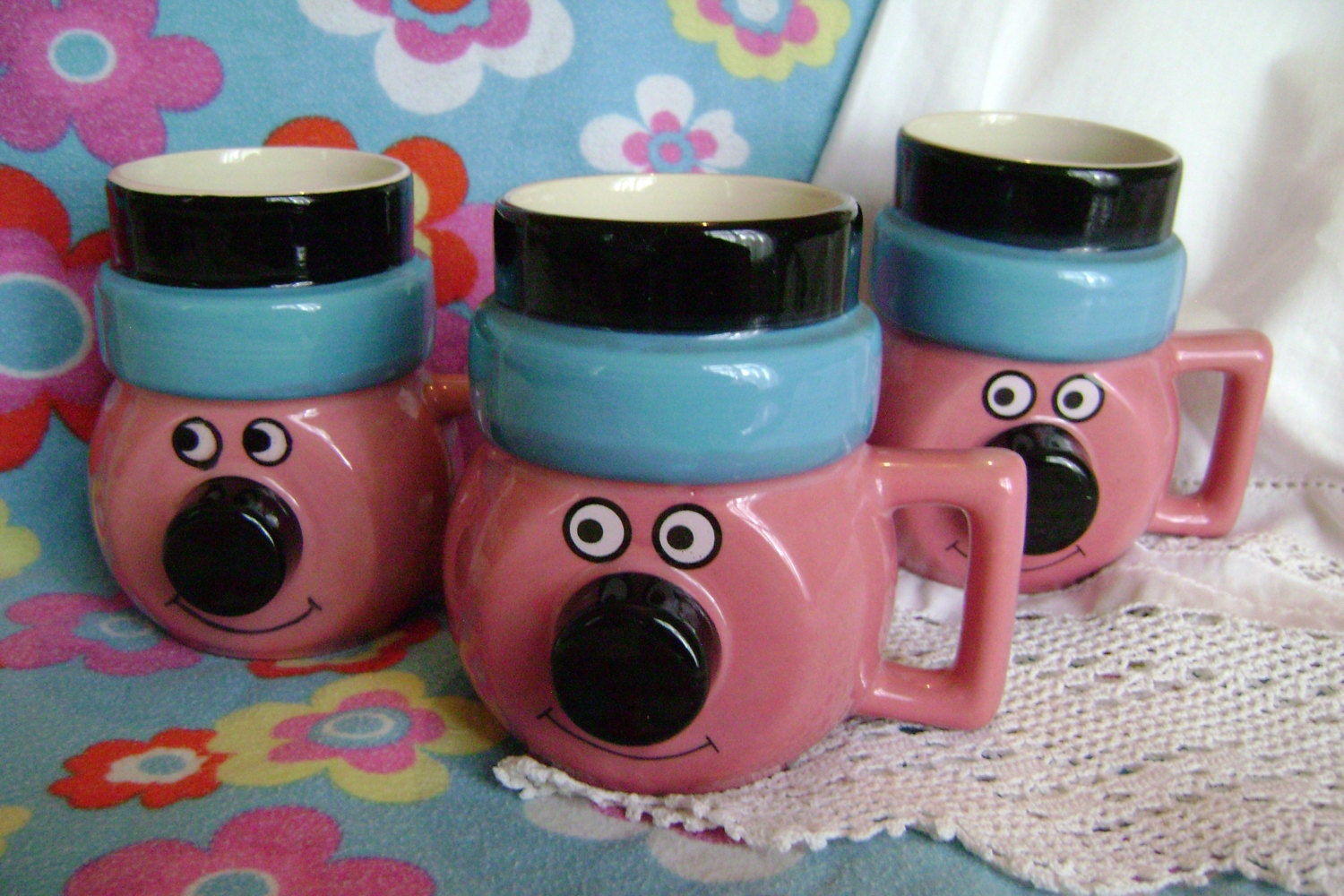 Bertie Bassett liquorice allsort mug. Bertie is the company
