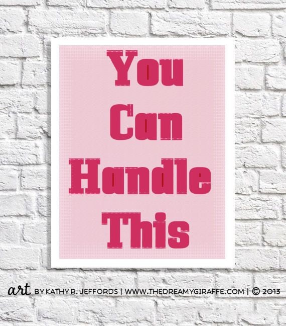 motivational quote print words of encouragement gift