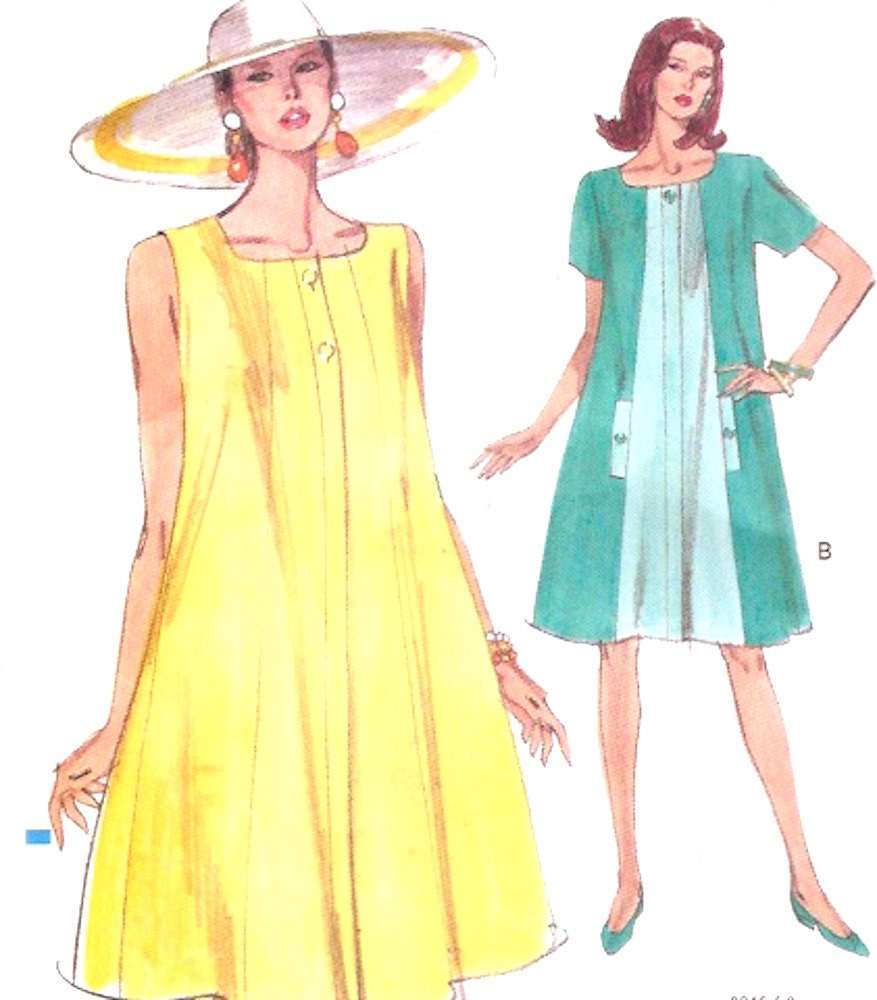 vogue new patterns dress dress Sewing Summer pattern wear Resort style day by Tent HeyChica