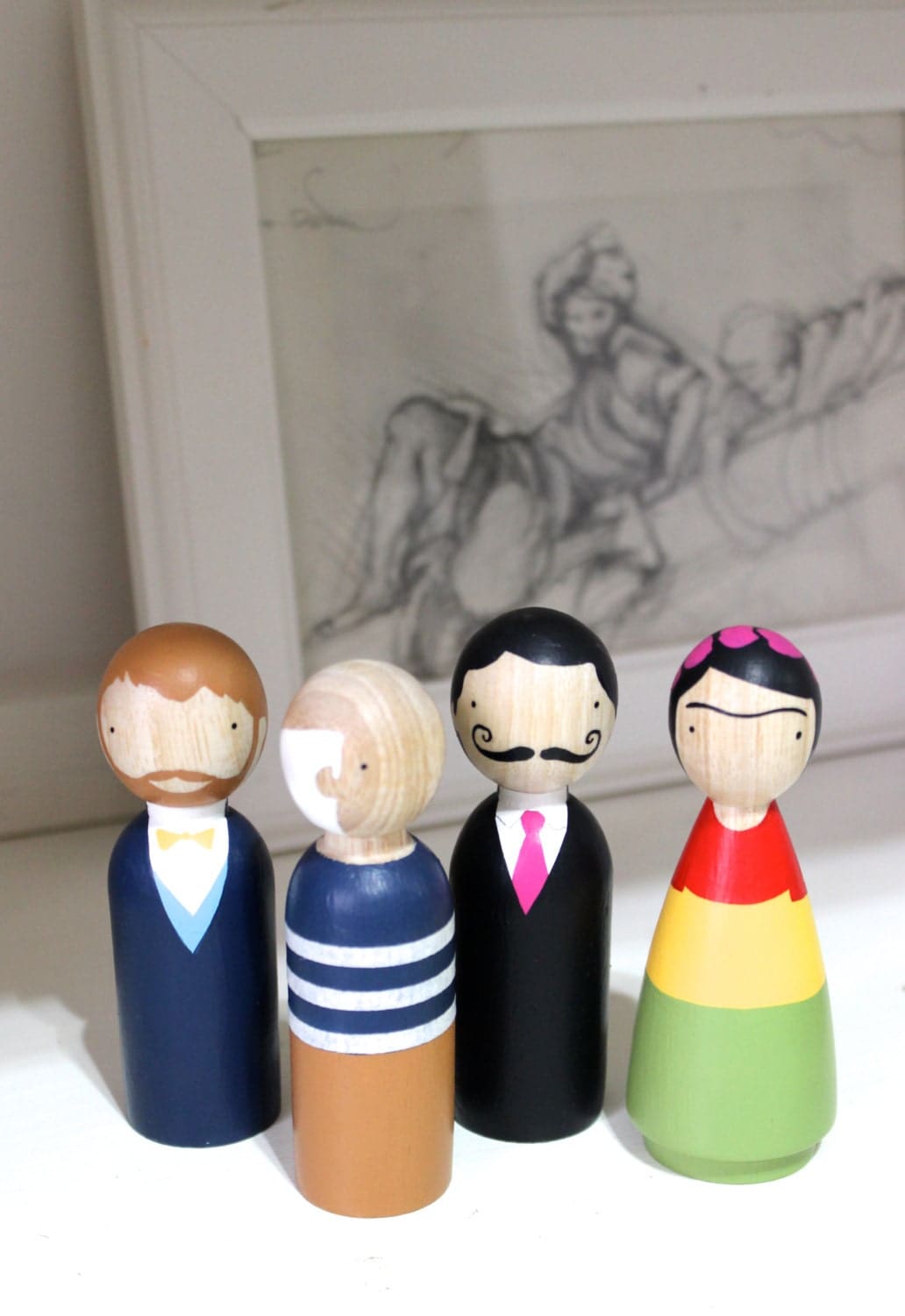 wooden peg dolls the range