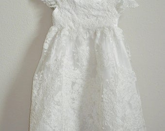 Christening Gown, Baptism Gown made from your Wedding dress, Bespoke
