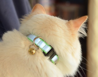 Reflective Breakaway CAT Collar - many colors - MADE to ORDER