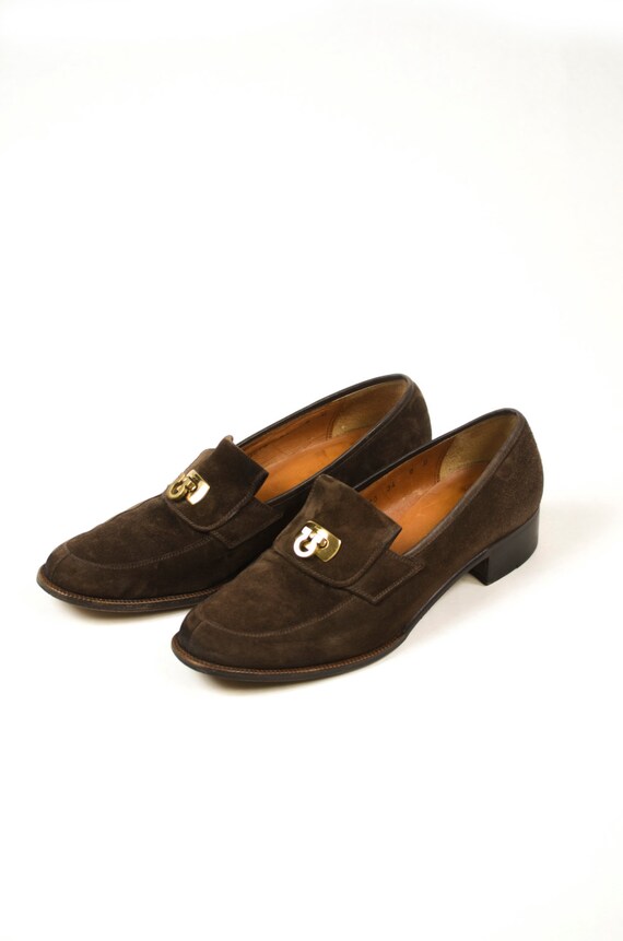 womens ferragamo loafers 90s ferragamo sport loafers brown suede flats casual womens womens ferragamo loafers 90s ferragamo sport loafers brown suede flats casual womens