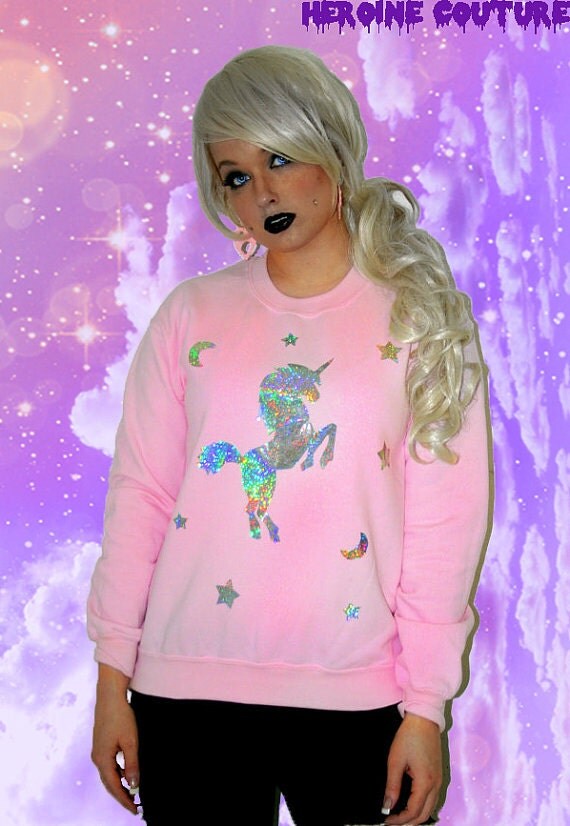 Custom Color Holographic Unicorn Dreams Sweatshirt