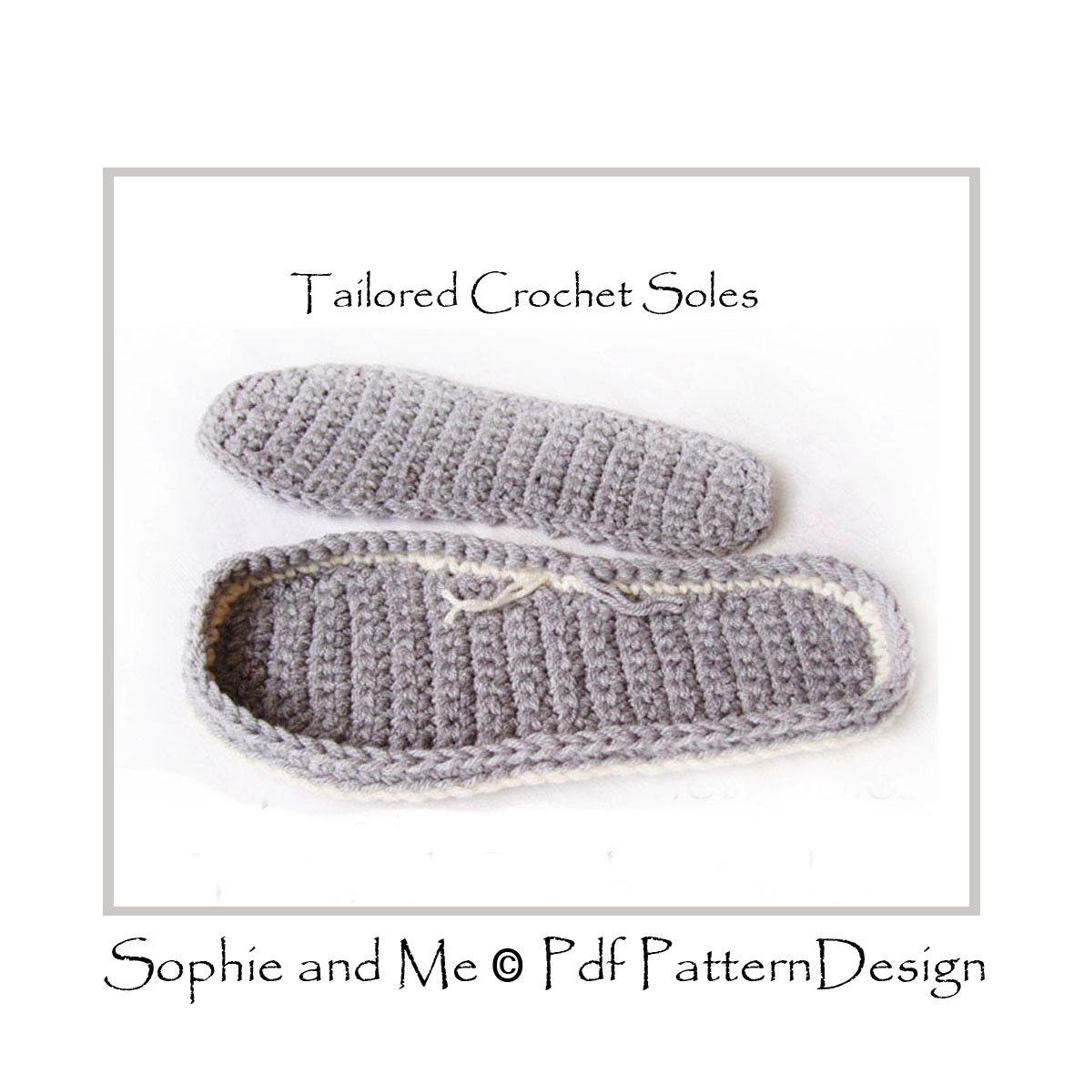 crochet sole pattern for adults
