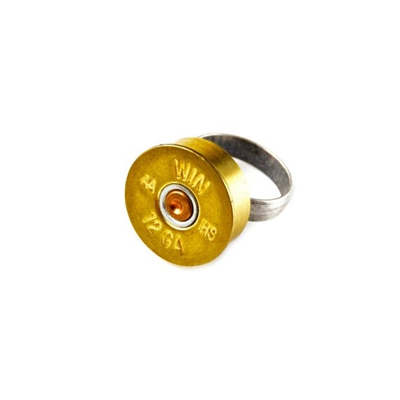Shotgun Shell Adjustable Ring Jewelry Gifts for Women