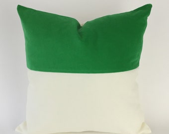 Kelly Green Cotton Velvet Pillow Cover Decorative By NoraQuinonez   Il 340x270.748294657 Ambv 