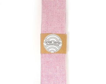 Wedding Mens Tie Skinny Necktie - Laid-Back necktie- pink wool