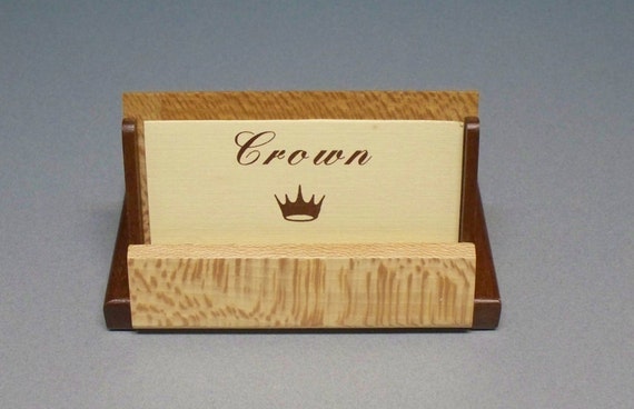 Wood Business Card Holder Graduation Gift Wooden Card Case