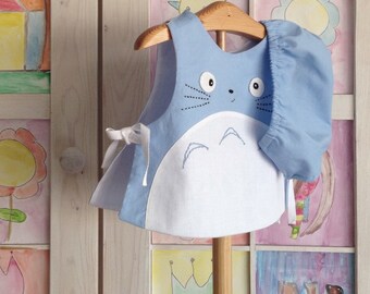 Totoro baby, blue totoro 2 piece set, totoro baby outift, Studio ghibli, totoro clothing, baby shower gitfs, totoro baby, made in spain,